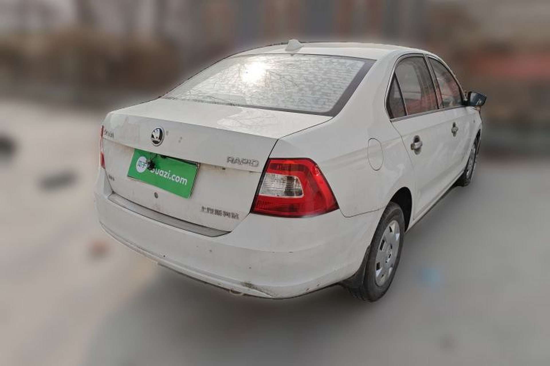 Used Skoda Rapid 2016 1.6L Manual Front-Wheel-Drive Version Rear Right 45 Deg