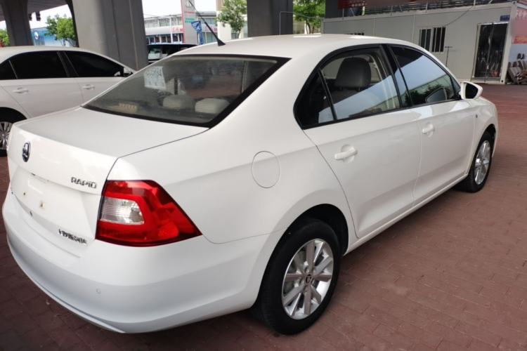 Used Skoda Rapid 2016 1.6L Manual Trend Edition Rear Right 45 Deg