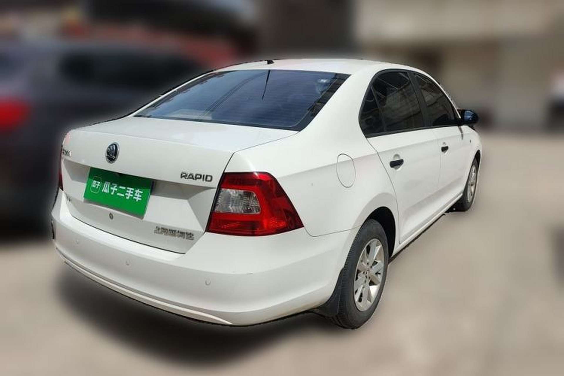 Used Skoda Rapid 2016 1.6L Manual Front-Wheel-Drive Version Rear Right 45 Deg