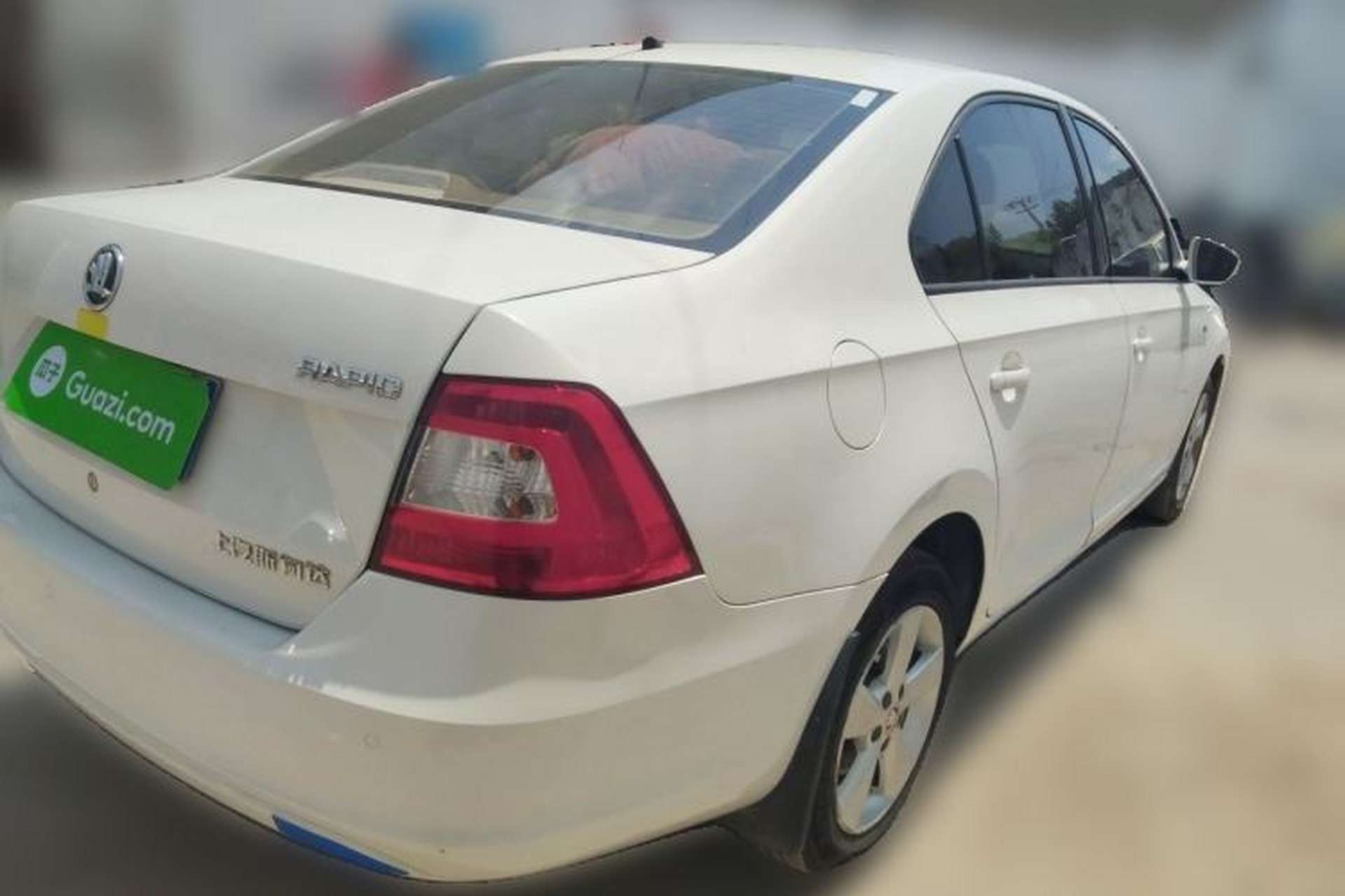 Used Skoda Rapid 2016 1.6L Manual Trend Edition Rear Right 45 Deg