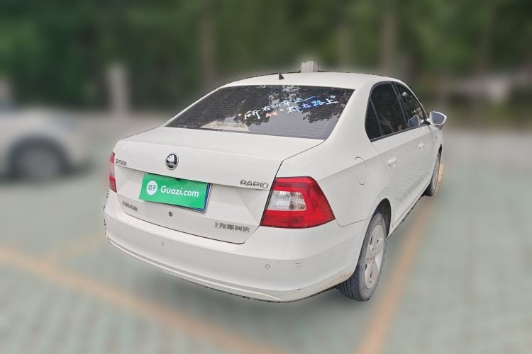 Used Skoda Rapid 2016 1.4L Manual Trend Edition Rear Right 45 Deg