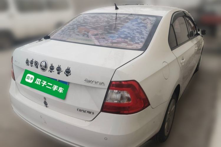Used Skoda Rapid 2016 1.4L Manual Trend Edition Rear Right 45 Deg