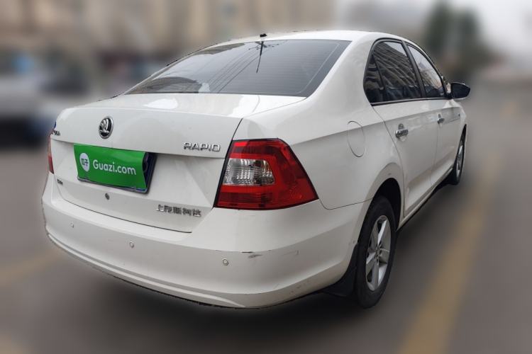 Used Skoda Rapid 2016 1.6L Automatic Front-Wheel Drive Model Rear Right 45 Deg