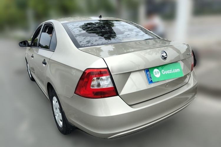 Used Skoda Rapid 2016 1.4L Manual Front-Wheel Drive Model Rear Left 45 Deg
