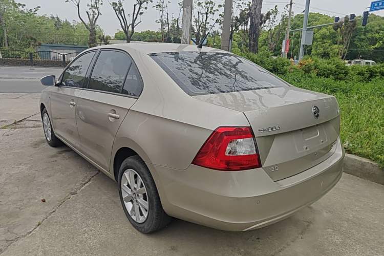 Used Skoda Rapid 2016 1.6L Automatic Chuanxing Edition Rear Left 45 Deg