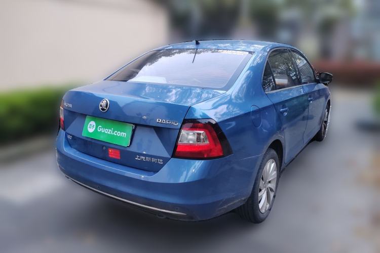 Used Skoda Rapid 2018 1.6L Automatic Comfort Edition Rear Right 45 Deg