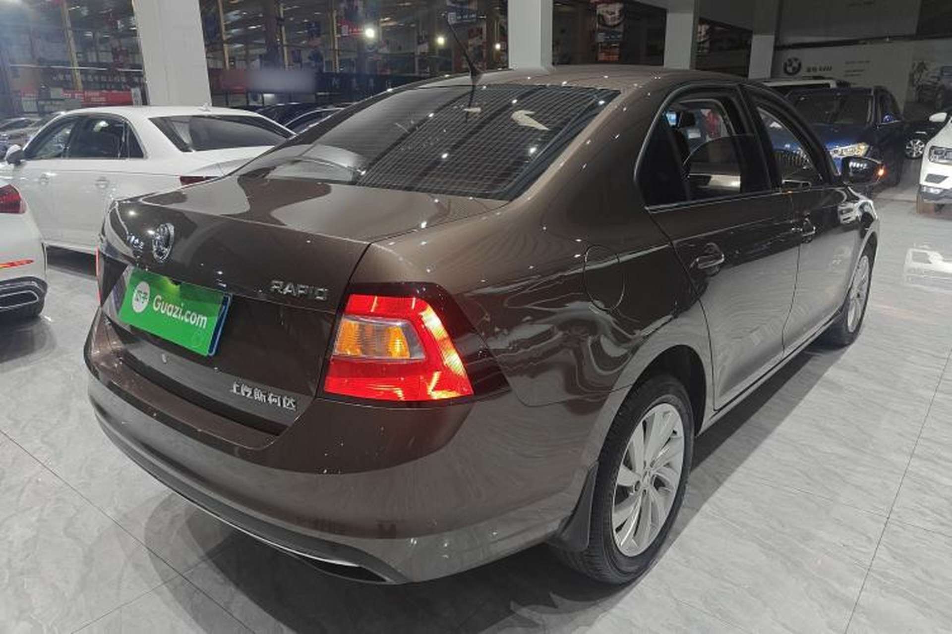 Used Skoda Rapid 2018 1.6L Automatic Comfort Edition Rear Right 45 Deg