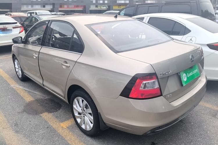 Used Skoda Rapid 2018 1.6L Automatic Comfort Edition Rear Left 45 Deg