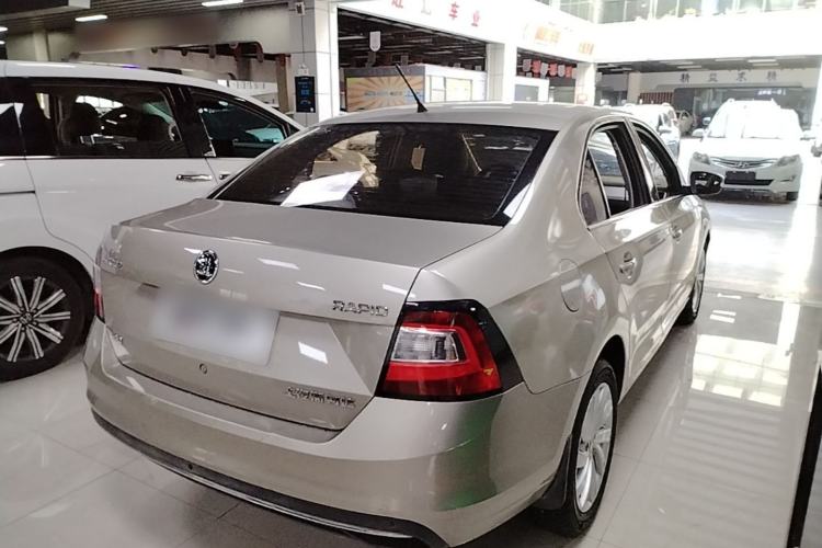Used Skoda Rapid 2018 1.6L Automatic Comfort Edition Rear Right 45 Deg
