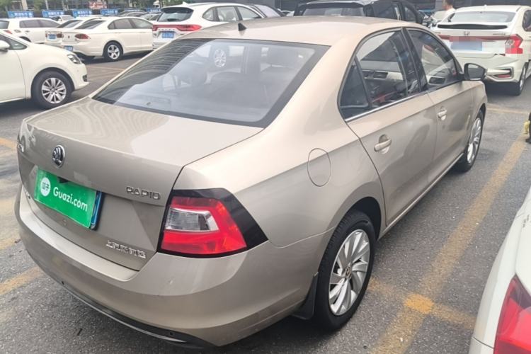 Used Skoda Rapid 2018 1.6L Automatic Comfort Edition Rear Right 45 Deg