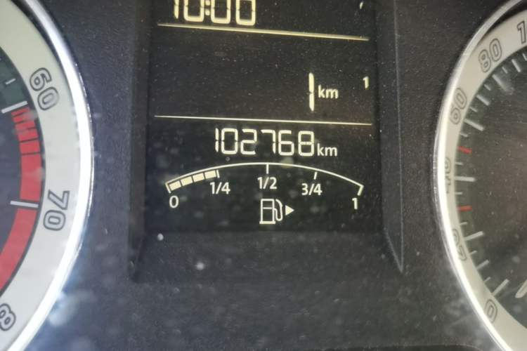 Used Skoda Rapid 2018 1.6L Manual Comfort Edition Odometer Close Up