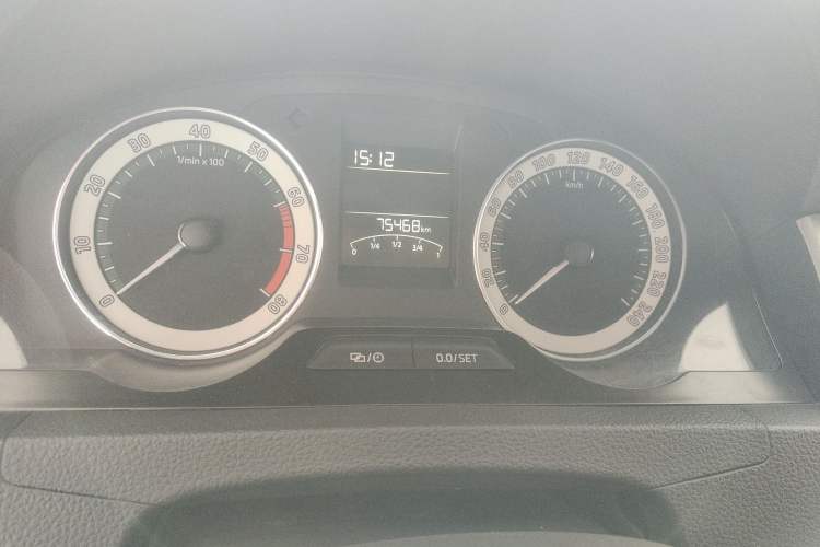 Used Skoda Rapid 2018 1.6L Automatic Comfort Edition Odometer Close Up