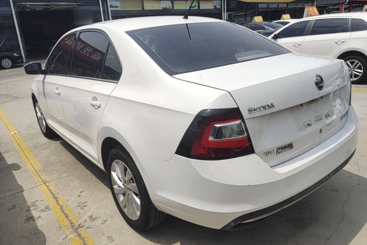 Used Skoda Rapid 2018 1.6L Automatic Comfort Edition Rear Left 45 Deg