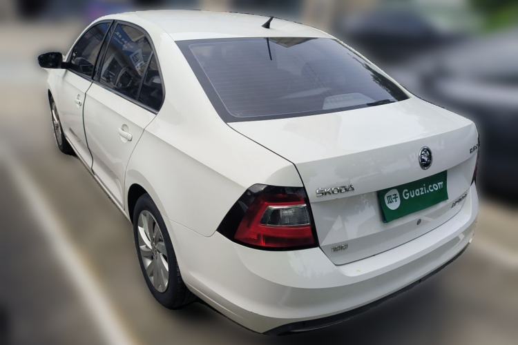 Used Skoda Rapid 2018 1.6L Automatic Comfort Edition Rear Left 45 Deg