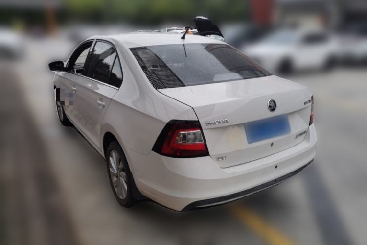 Used Skoda Rapid 2018 1.6L Automatic Comfort Edition Rear Left 45 Deg
