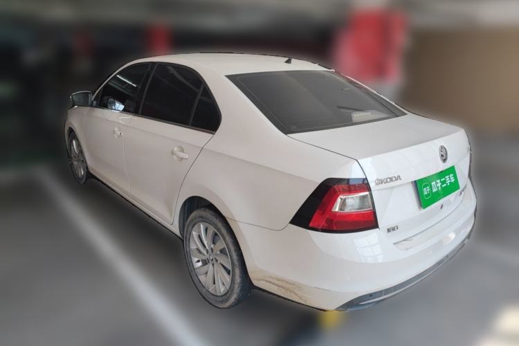 Used Skoda Rapid 2018 1.6L Automatic Comfort Edition Rear Left 45 Deg