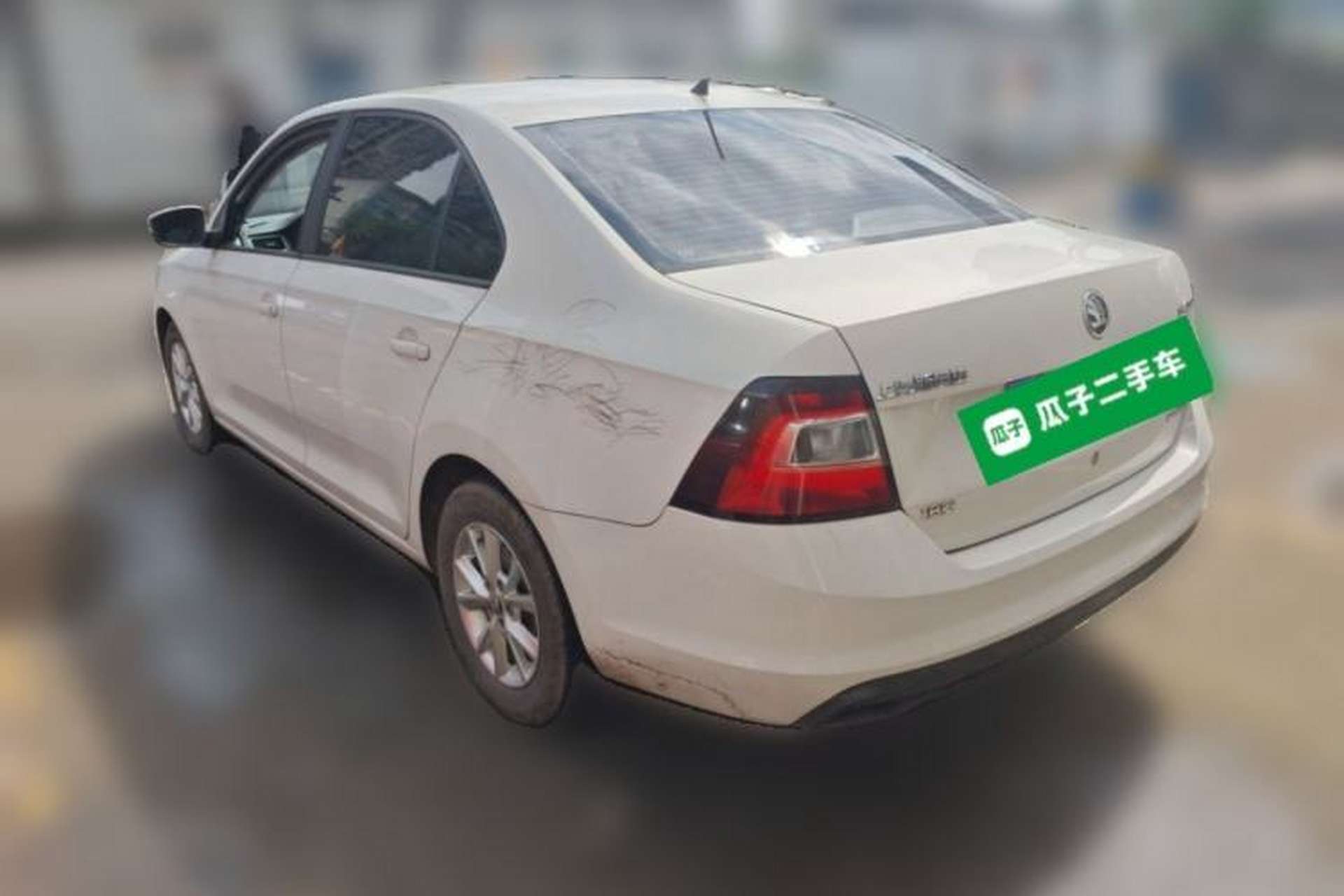 Used Skoda Rapid 2018 1.6L Manual Standard Edition Rear Left 45 Deg
