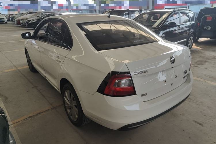 Used Skoda Rapid 2018 1.6L Automatic Comfort Edition Rear Left 45 Deg