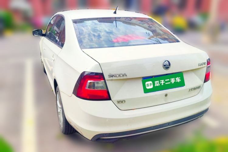 Used Skoda Rapid 2018 1.6L Automatic Comfort Edition Rear Left 45 Deg