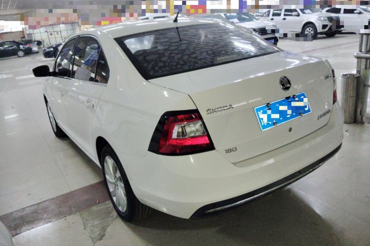 Used Skoda Rapid 2018 1.6L Automatic Comfort Edition Rear Left 45 Deg