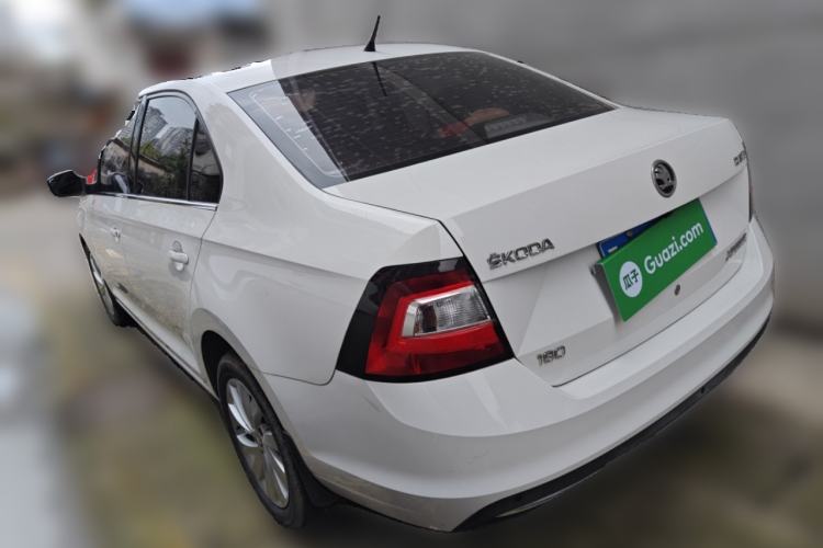Used Skoda Rapid 2018 1.6L Automatic Comfort Edition Rear Left 45 Deg