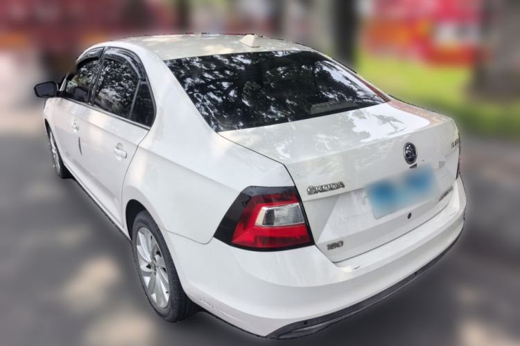 Used Skoda Rapid 2018 1.6L Manual Comfort Edition Rear Left 45 Deg