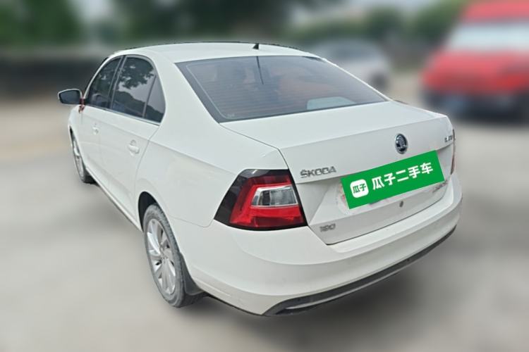 Used Skoda Rapid 2018 1.6L Automatic Comfort Edition Rear Left 45 Deg