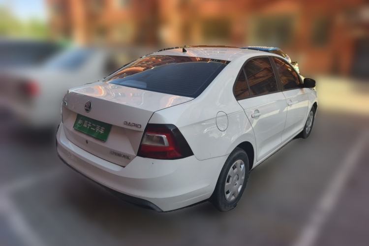 Used Skoda Rapid 2018 1.4L Manual Standard Edition Rear Right 45 Deg