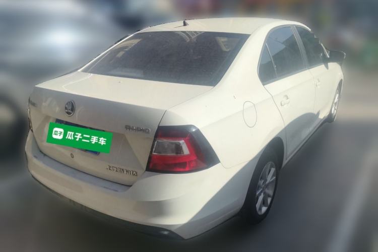 Used Skoda Rapid 2018 1.4L Manual Standard Edition Rear Right 45 Deg