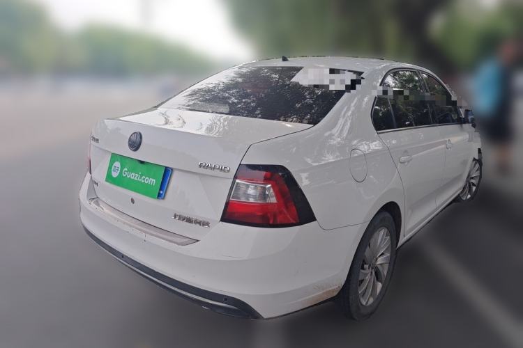 Used Skoda Rapid 2018 1.6L Manual Comfort Edition Rear Right 45 Deg