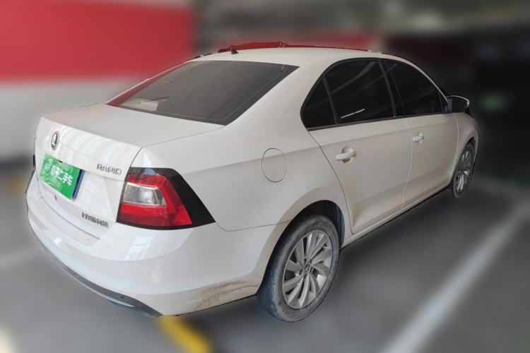 Used Skoda Rapid 2018 1.6L Automatic Comfort Edition Rear Right 45 Deg