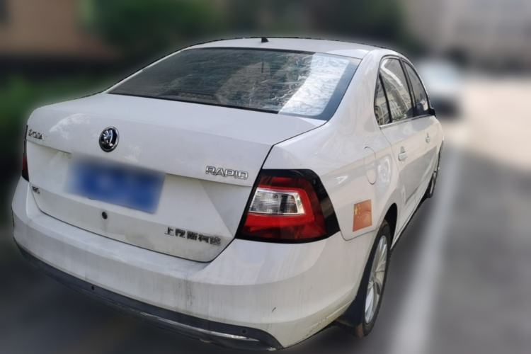 Used Skoda Rapid 2018 1.6L Manual Comfort Edition Rear Right 45 Deg