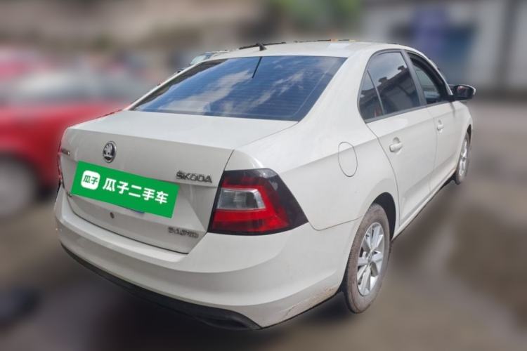 Used Skoda Rapid 2018 1.6L Manual Standard Edition Rear Right 45 Deg