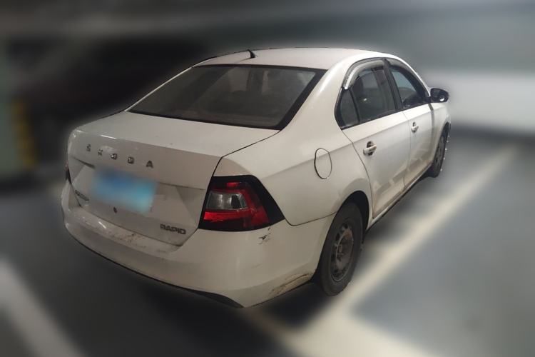 Used Skoda Rapid 2018 1.6L Manual Standard Edition Rear Right 45 Deg