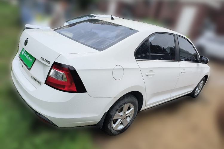 Used Skoda Rapid 2018 1.4L Manual Standard Edition Rear Right 45 Deg