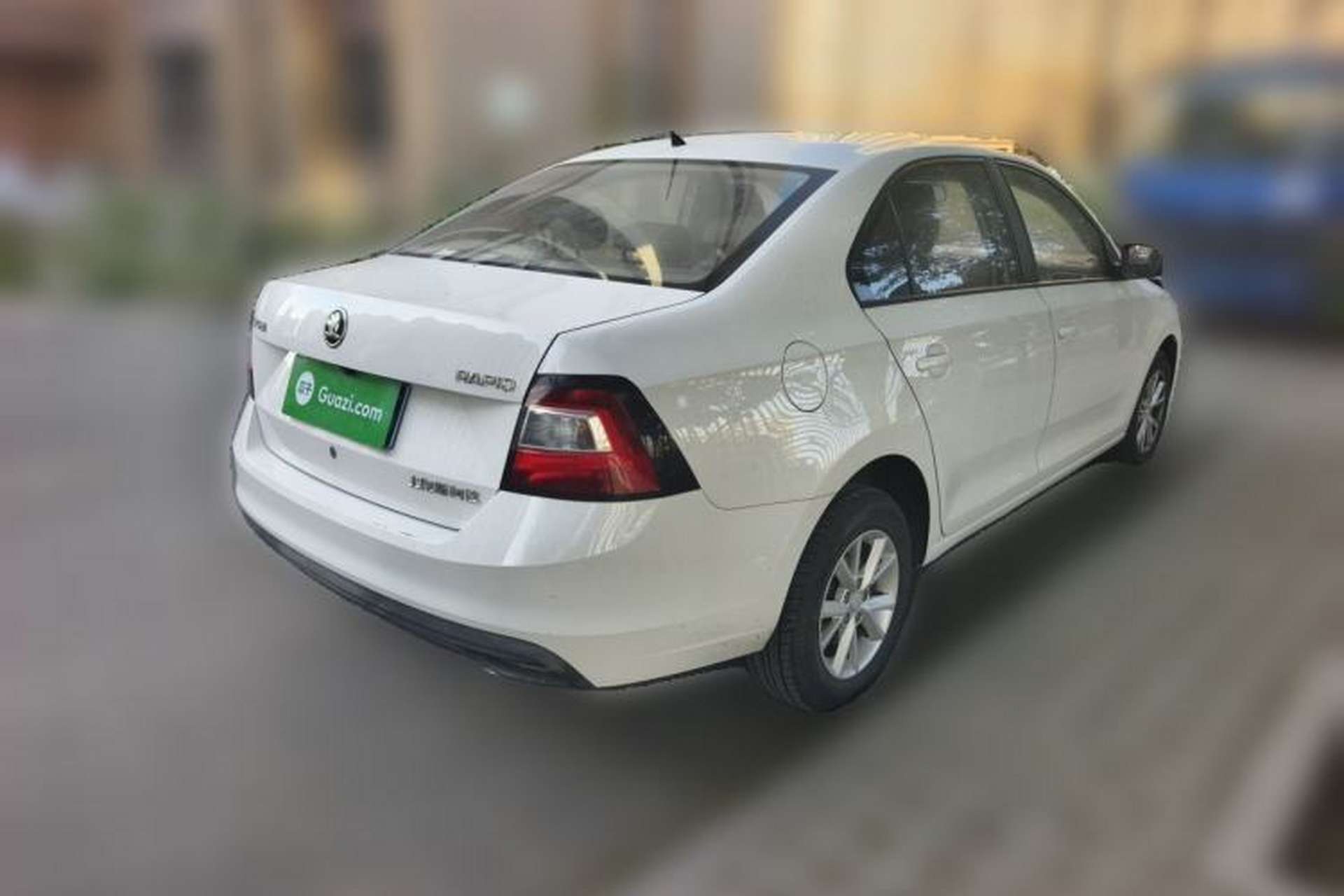 Used Skoda Rapid 2018 1.4L Manual Standard Edition Rear Right 45 Deg