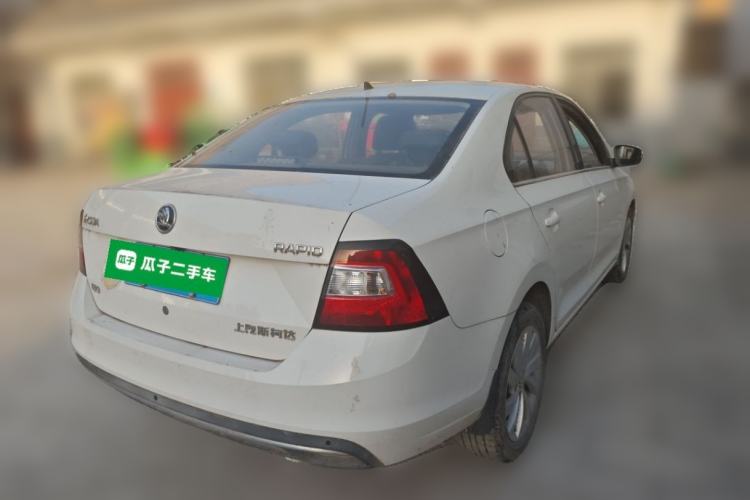 Used Skoda Rapid 2018 1.6L Manual Comfort Edition Rear Right 45 Deg