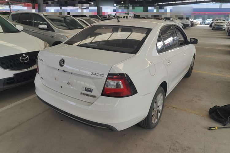 Used Skoda Rapid 2018 1.6L Automatic Comfort Edition Rear Right 45 Deg