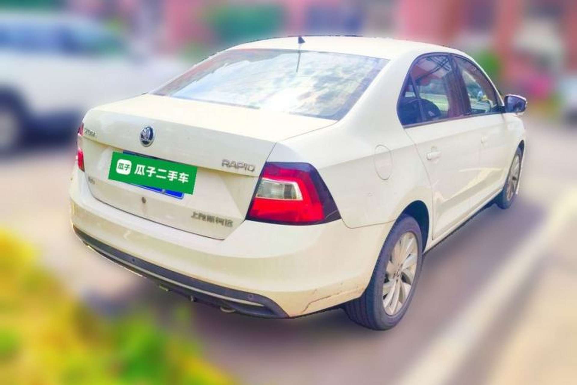 Used Skoda Rapid 2018 1.6L Automatic Comfort Edition Rear Right 45 Deg