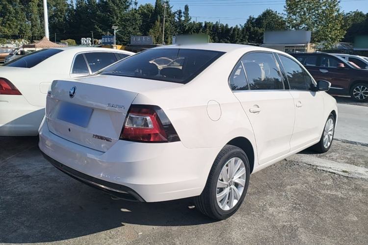 Used Skoda Rapid 2018 1.6L Automatic Comfort Edition Rear Right 45 Deg