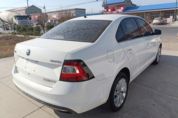 Used Skoda Rapid 2018 1.6L Automatic Comfort Edition Rear Right 45 Deg
