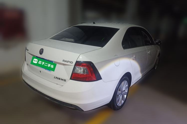 Used Skoda Rapid 2018 1.6L Manual Comfort Edition Rear Right 45 Deg