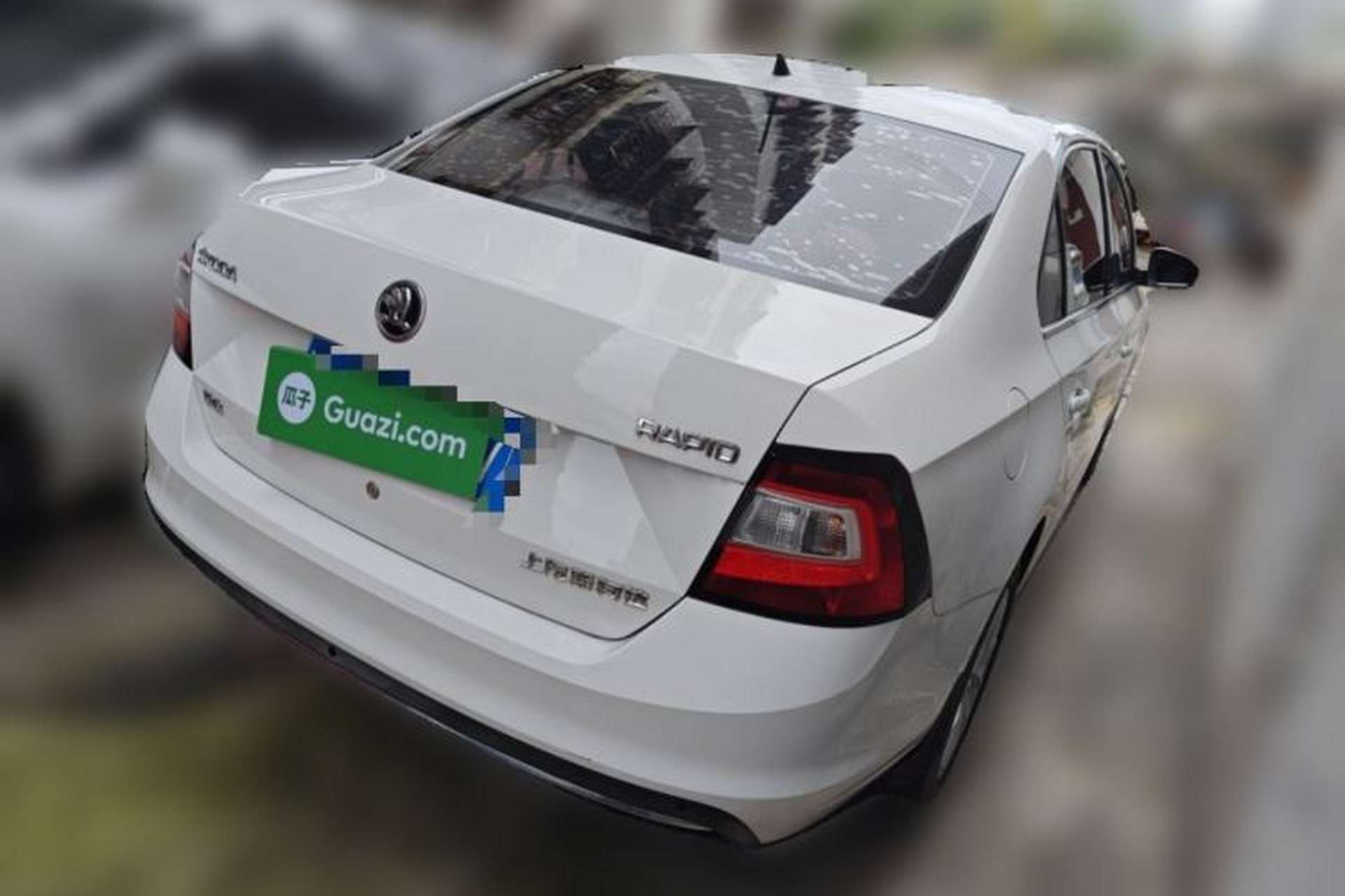 Used Skoda Rapid 2018 1.6L Automatic Comfort Edition Rear Right 45 Deg