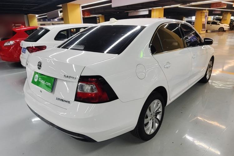 Used Skoda Rapid 2018 1.4L Manual Comfort Edition Rear Right 45 Deg