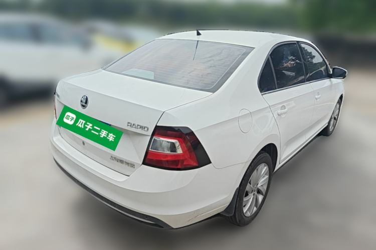 Used Skoda Rapid 2018 1.6L Automatic Comfort Edition Rear Right 45 Deg