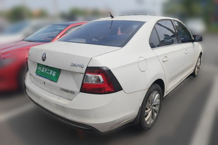 Used Skoda Rapid 2018 1.6L Automatic Comfort Edition Rear Right 45 Deg