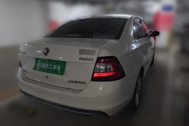 Used Skoda Rapid 2018 1.6L Manual Comfort Edition Rear Right 45 Deg