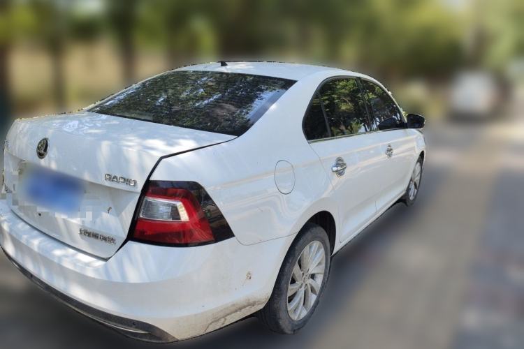 Used Skoda Rapid 2018 1.6L Automatic Comfort Edition Rear Right 45 Deg