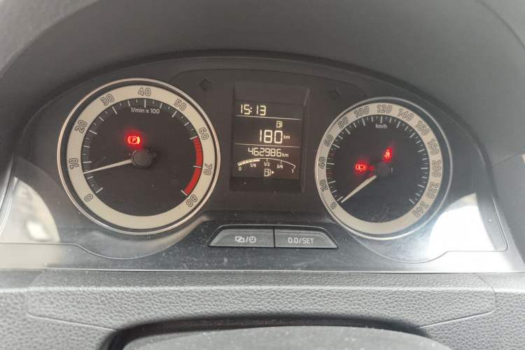 Used Skoda Rapid 2018 1.6L Manual Comfort Edition Odometer Close Up