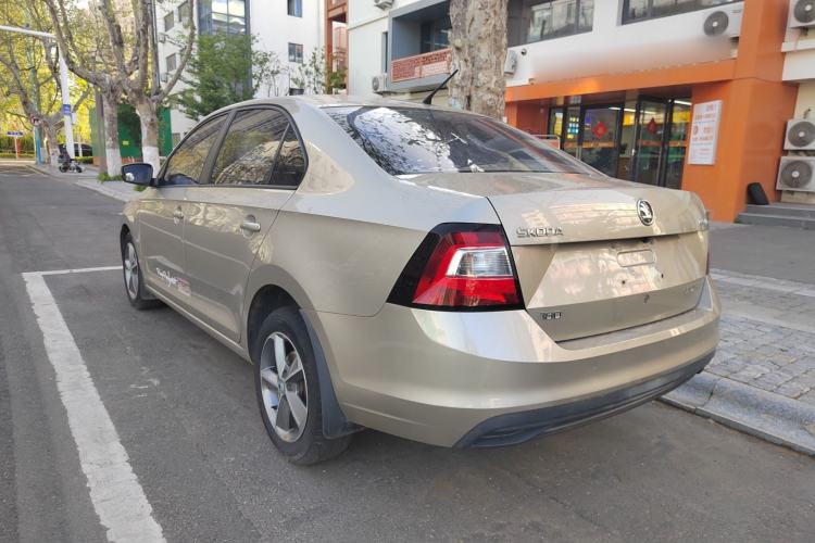 Used Skoda Rapid 2018 1.6L Manual Standard Edition Rear Left 45 Deg